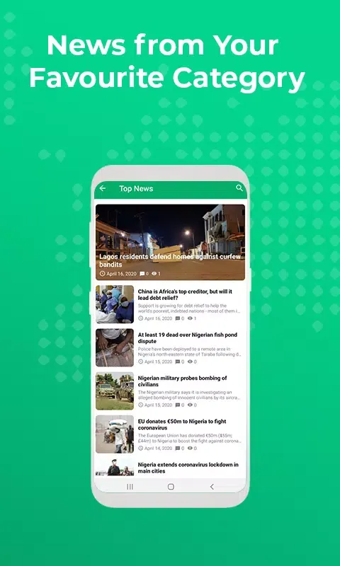 Tangkapan layar Nigeria News