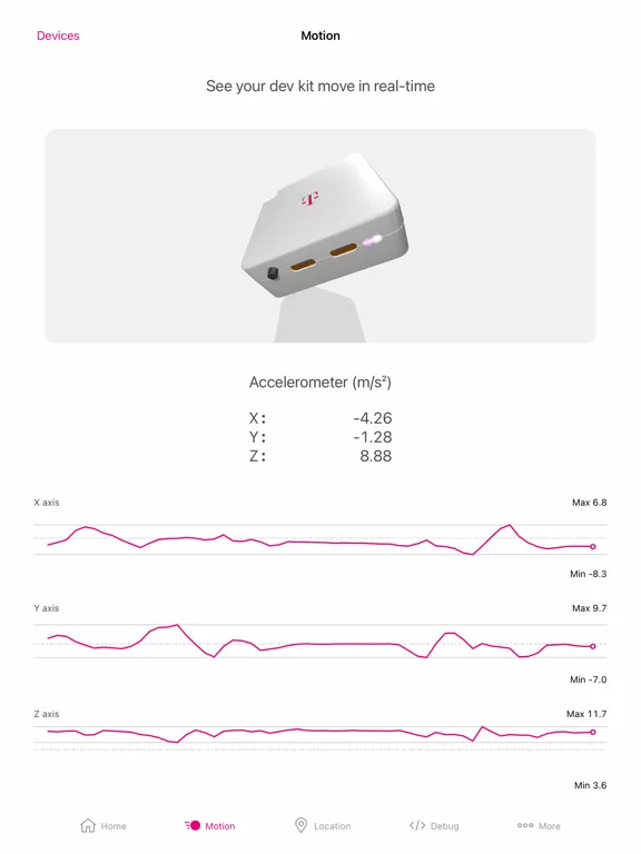 DevEdge IoT iPad  Screenshots