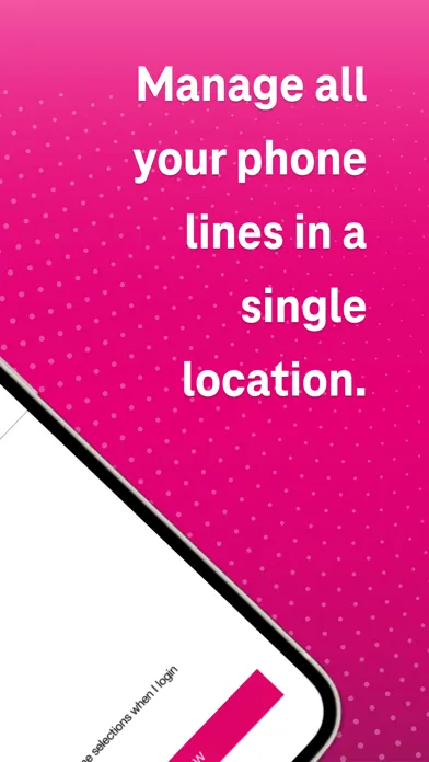 Zrzuty ekranu T-Mobile DIGITS