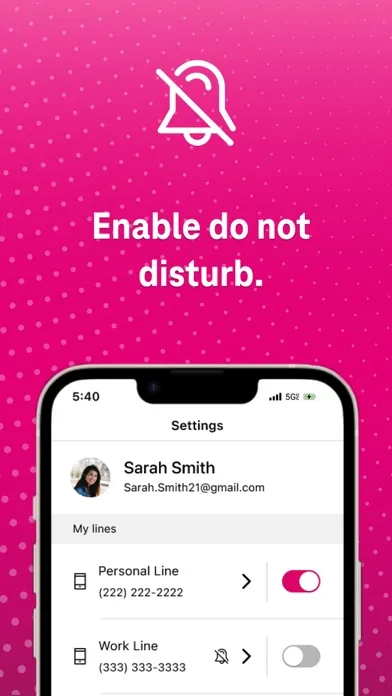 Zrzuty ekranu T-Mobile DIGITS