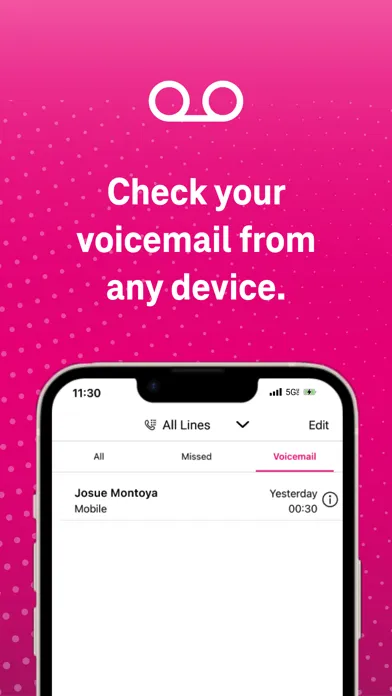 Zrzuty ekranu T-Mobile DIGITS