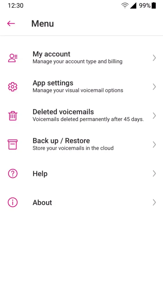 صور T-Mobile Visual Voicemail