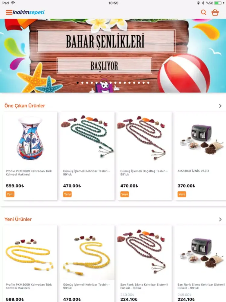 İndirim Sepeti iPad  スクリーンショット