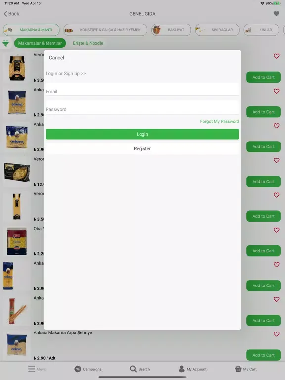 Şimdi Kapıda iPad  スクリーンショット