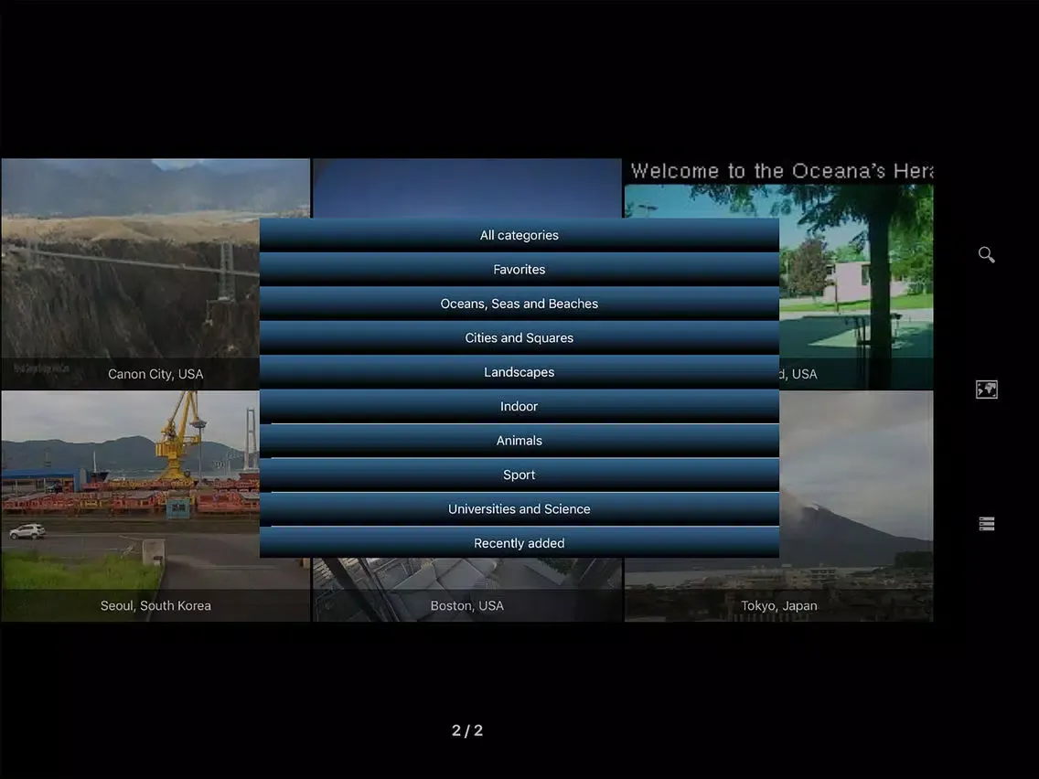 Earth Online: Live Webcams iPad  Ekran Görüntüleri