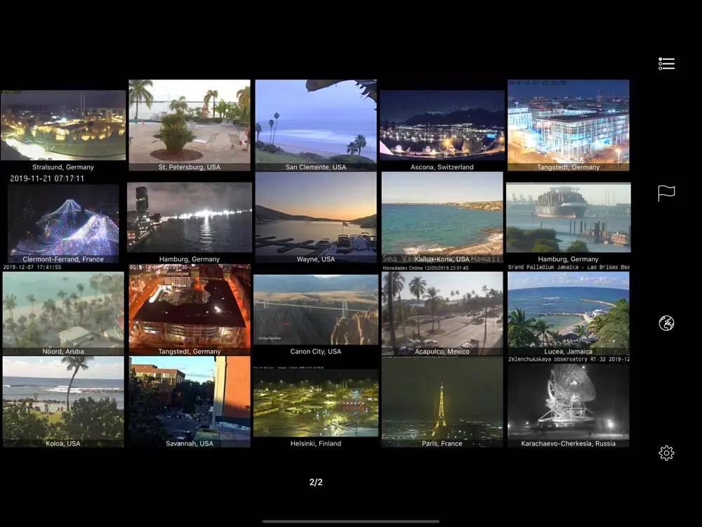 Captures d'écran de Earth Online: Live Webcams Pro iPad 