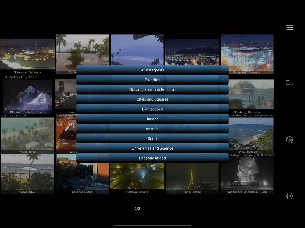 Captures d'écran de Earth Online: Live Webcams Pro iPad 