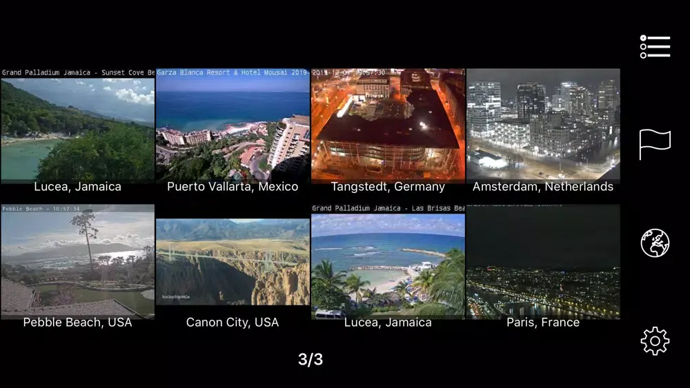 Captures d'écran de Earth Online: Live Webcams Pro