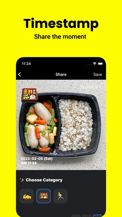 Ảnh chụp màn hình của moments - Timestamp Camera