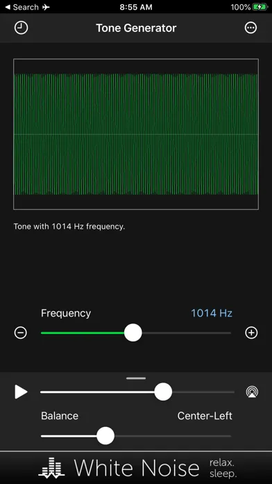Capturas de tela do Tone Generator: Audio Sound Hz