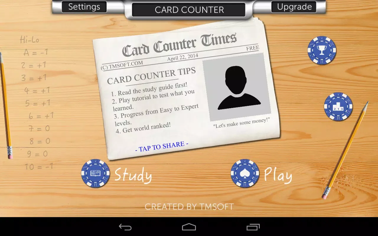 تصاویر Card Counter Lite
