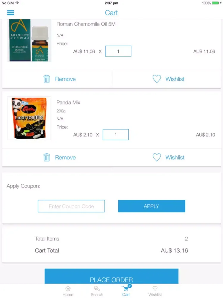 All Organic Store iPad  स्क्रीनशॉट