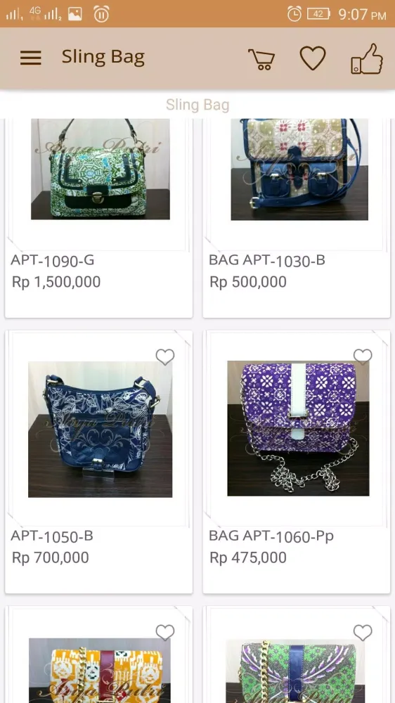 Tangkapan skrin Arya Putri Batik -