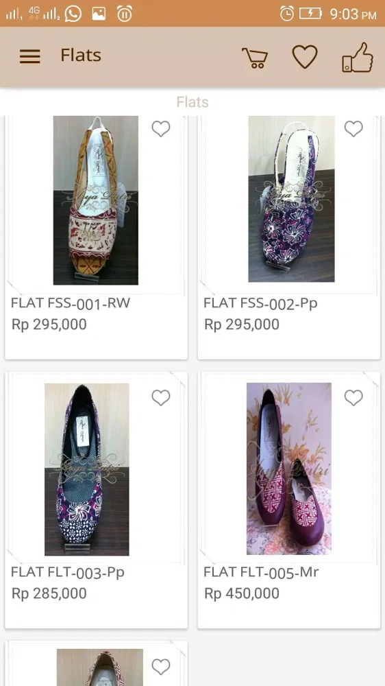 Tangkapan skrin Arya Putri Batik -