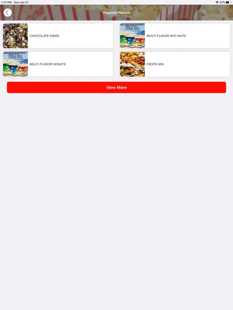 YumYum's Gourmet Popcorn iPad  Ekran Görüntüleri