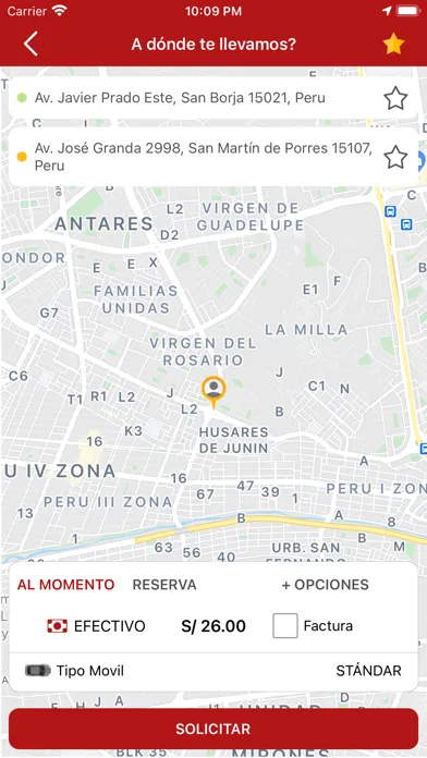 Global Taxi Perú スクリーンショット