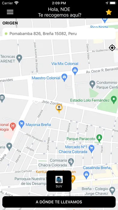 Capturas de tela do Taxi Club