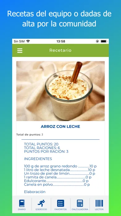 Ảnh chụp màn hình của La dieta de los puntos