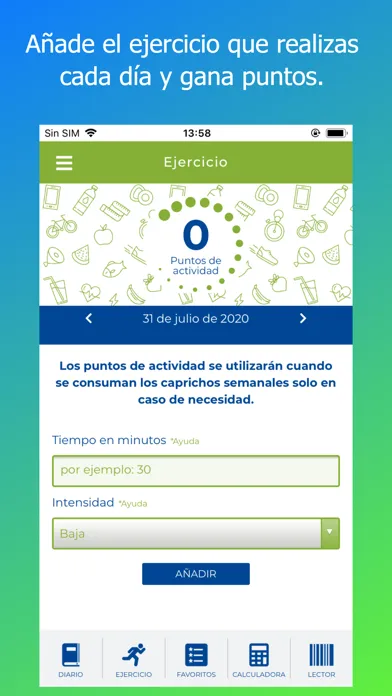 Ảnh chụp màn hình của La dieta de los puntos