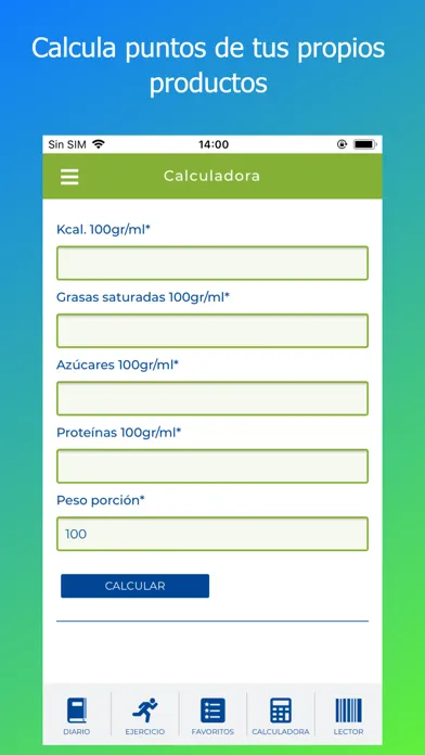 Ảnh chụp màn hình của La dieta de los puntos