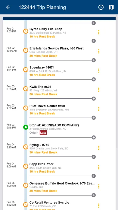 Ảnh chụp màn hình của TMW.Suite Go Driver