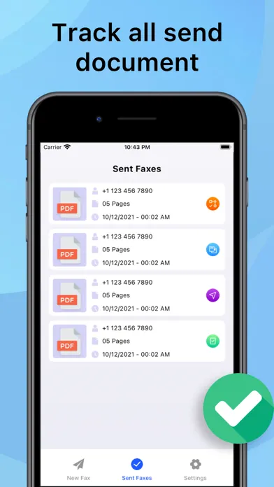 Send Fax from iPhone : Fax App スクリーンショット