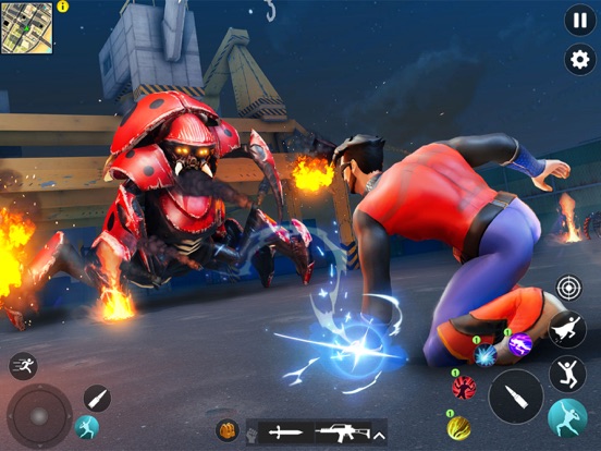 Flying Hero City Crime RPG iPad 應用截圖