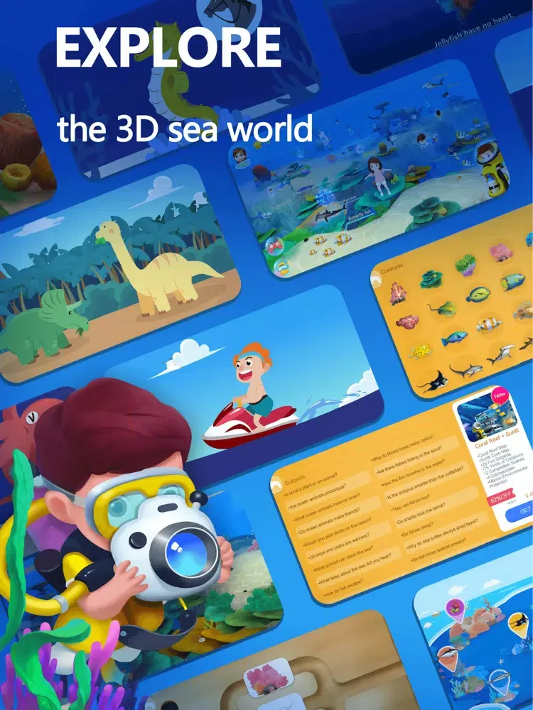 Little Explorer: Under the Sea iPad 應用截圖