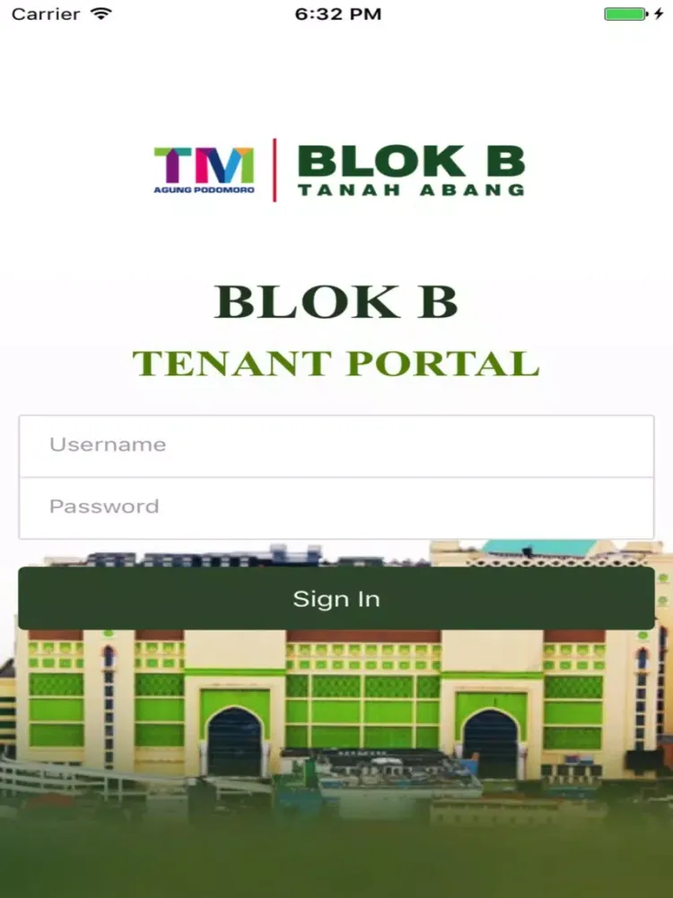 Capturas de pantalla de Blok B Tenant Portal iPad 