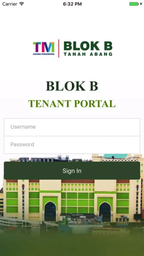 Capturas de pantalla de Blok B Tenant Portal