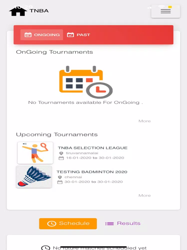 صور TNBA OFFICIAL APP iPad 