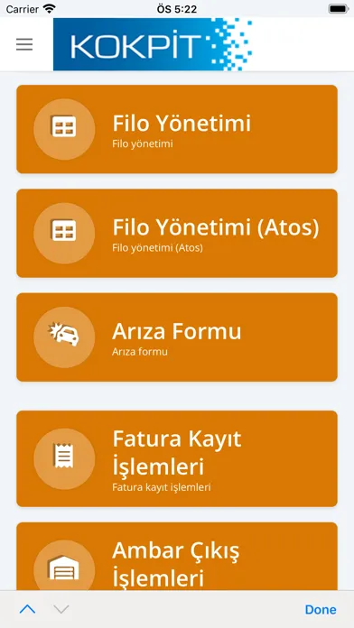 Kokpit TNB Mobil Screenshots