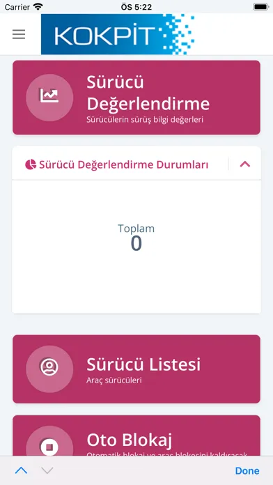 Kokpit TNB Mobil Screenshots