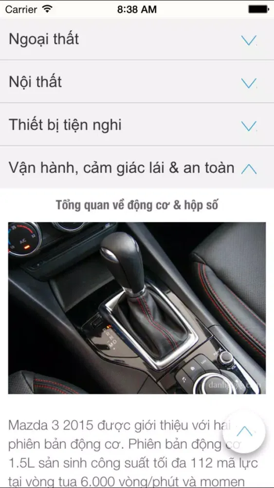 Captures d'écran de DanhGiaXe - Đánh Giá Xe