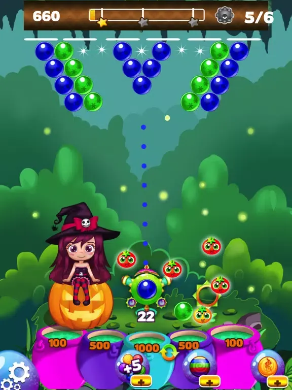 Bubble Shooter Flower World iPad  Screenshots