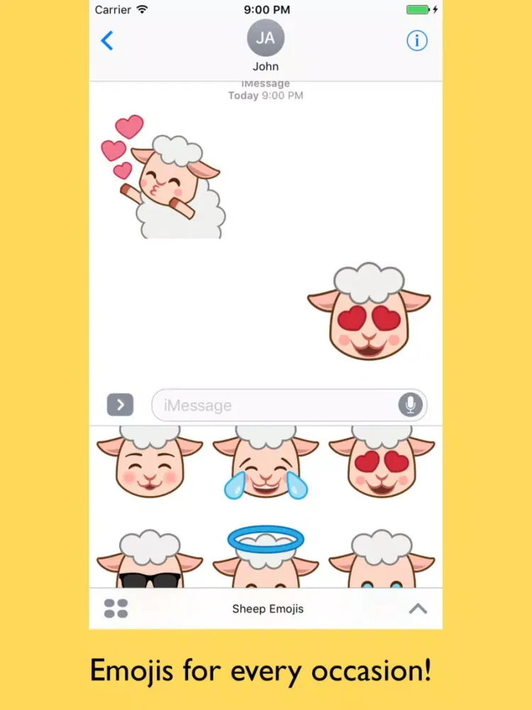 Aries Emojis iPad  سکرین شاٹس