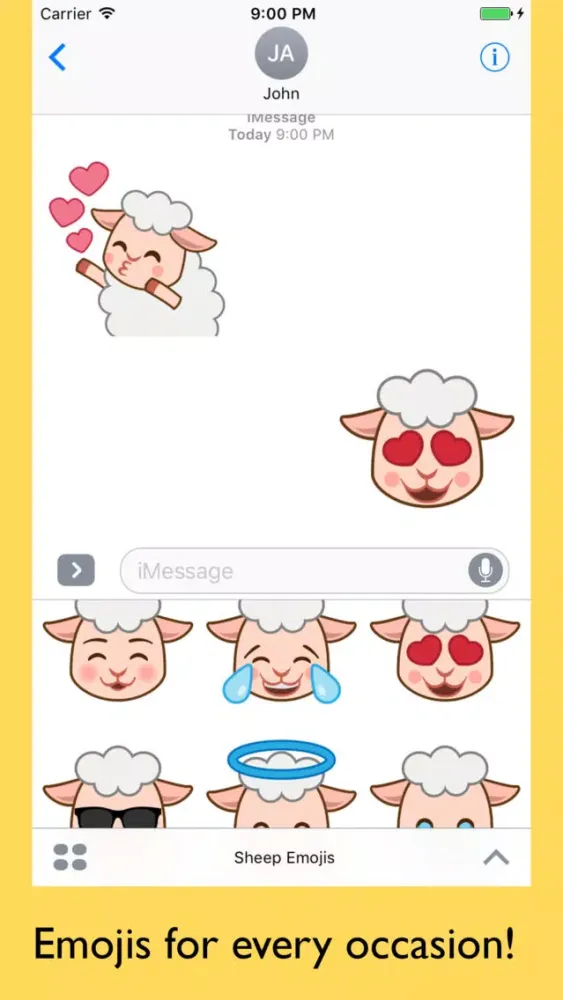 Aries Emojis سکرین شاٹس