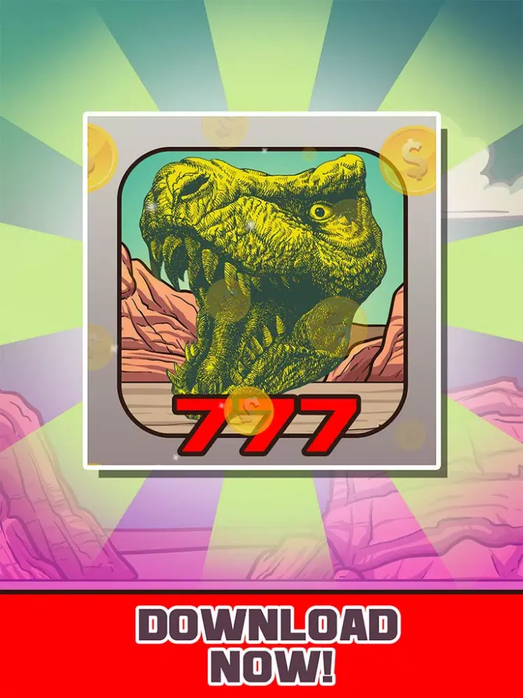 Capturas de tela do Giant Dinosaur Casino Slot - Big Win Prehistoric Vegas Machine iPad 