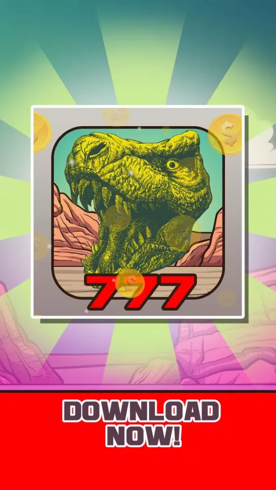 Capturas de tela do Giant Dinosaur Casino Slot - Big Win Prehistoric Vegas Machine