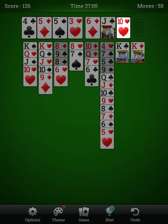 Ảnh chụp màn hình của FreeCell : Grand Solitaire iPad 