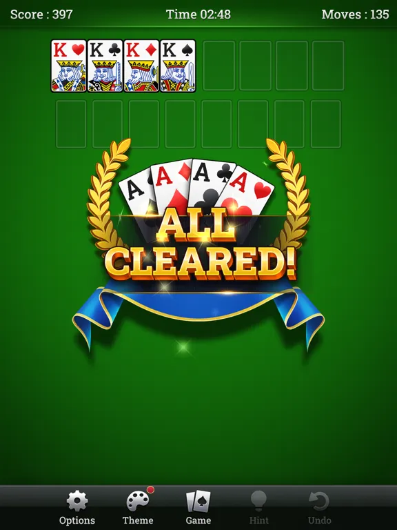 Ảnh chụp màn hình của FreeCell : Grand Solitaire iPad 