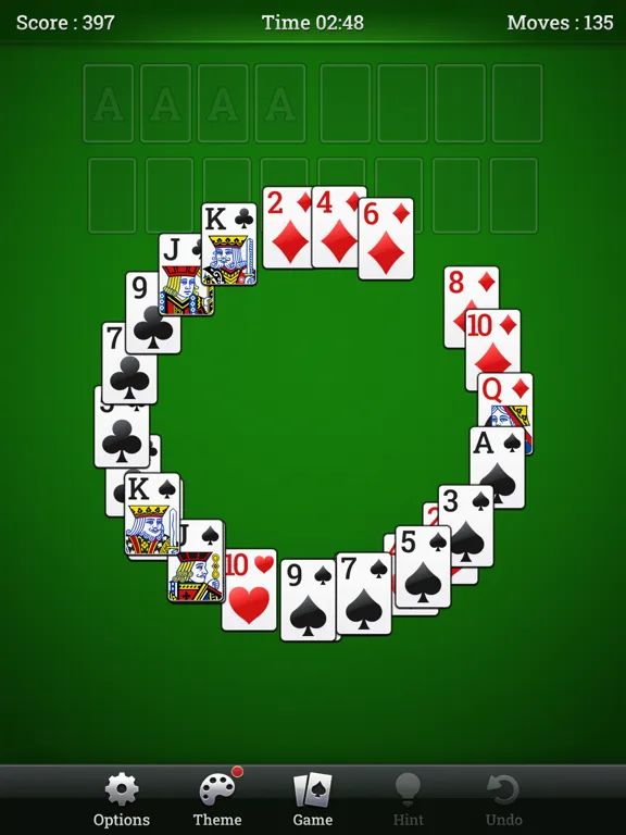 Ảnh chụp màn hình của FreeCell : Grand Solitaire iPad 
