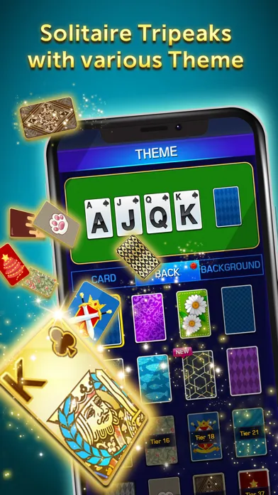 ภาพหน้าจอของ Tripeaks : Grand Solitaire