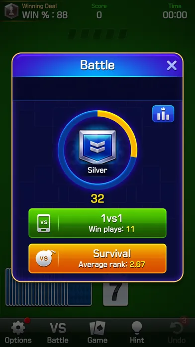 ภาพหน้าจอของ Tripeaks : Grand Solitaire