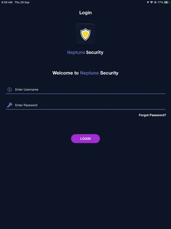 Neptune Security Services iPad  Screenshots