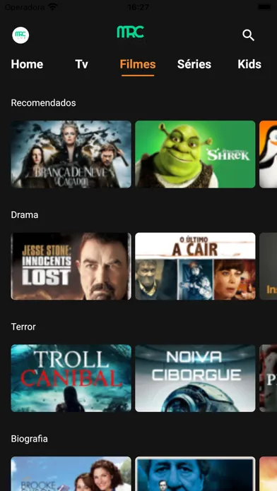 Ảnh chụp màn hình của MRC Filmes