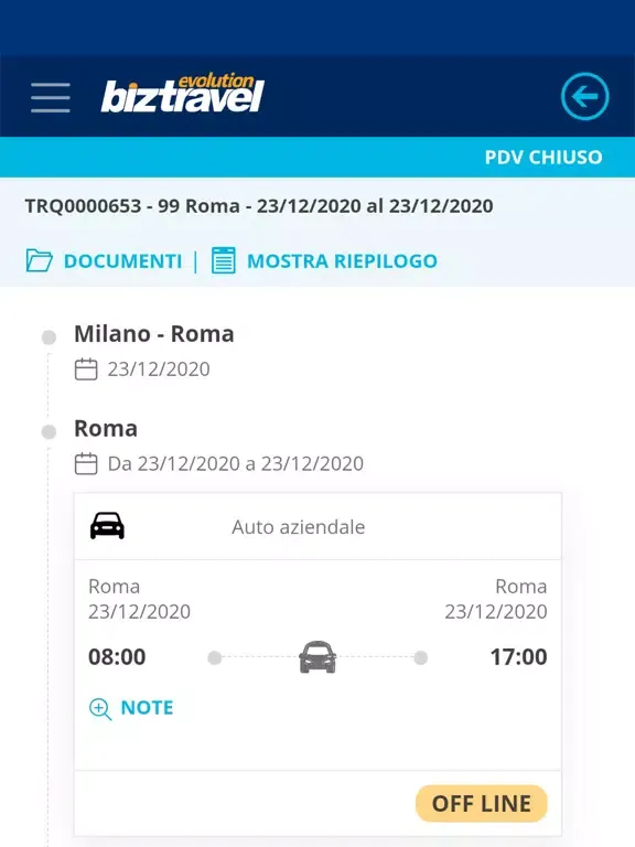 Biztravel EVO iPad  Screenshots