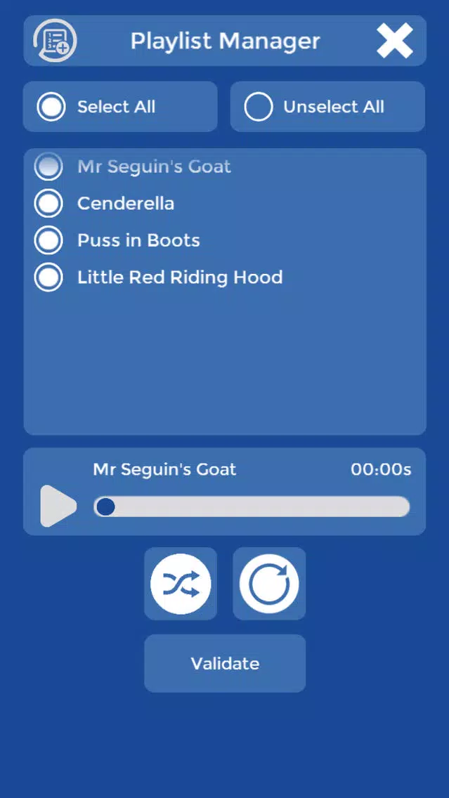 Capturas de tela do B Kids Bedtime Story