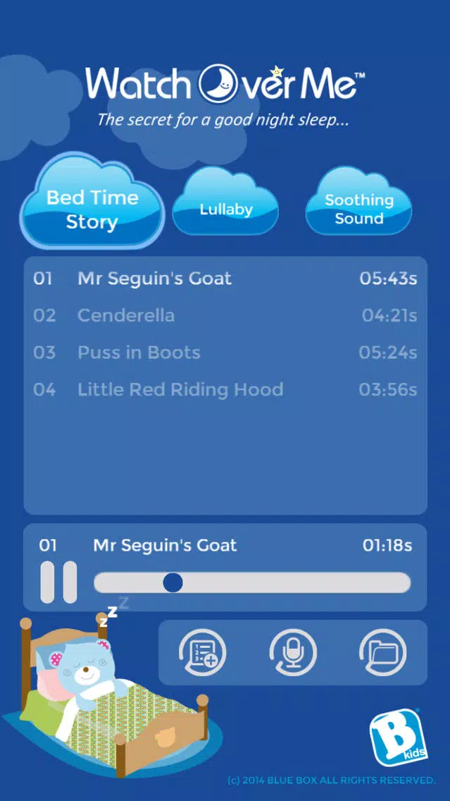 Capturas de tela do B Kids Bedtime Story