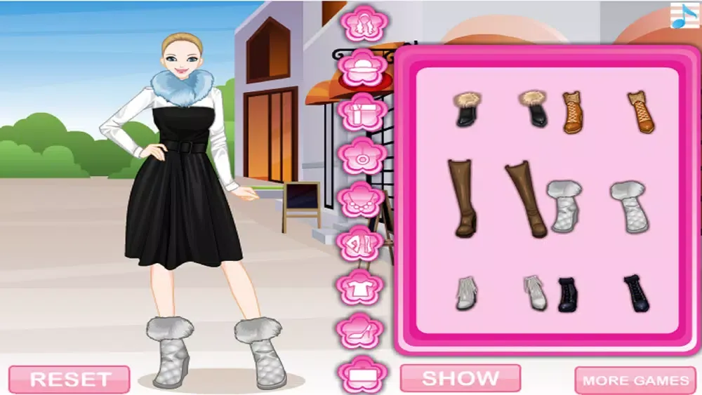 Capturas de tela do Beautiful Fur Girl